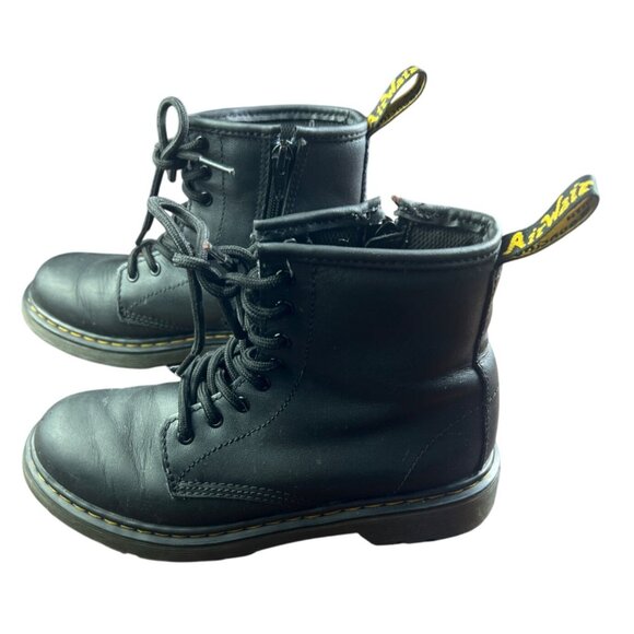 Dr.Martens Kids' 1460 Boots Size 3 Leather lace and zipper‎ clousure - Picture 4 of 9